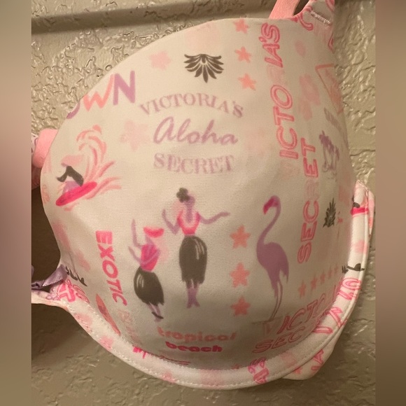Victoria’s Secret Aloha Push Up Bra 34DD - Picture 3 of 5
